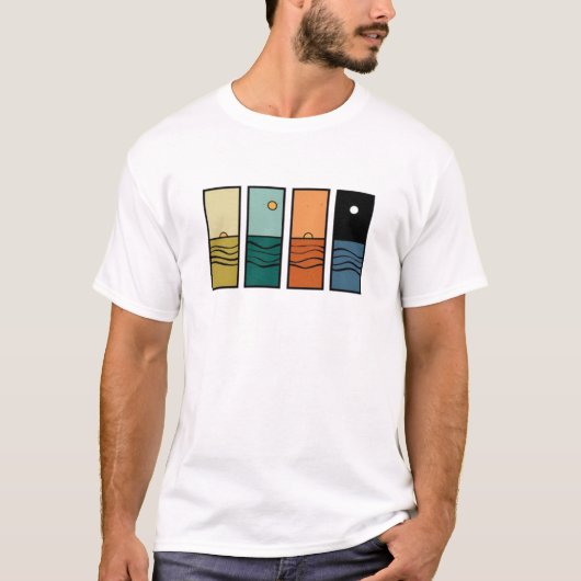 100% コットン メンズ 夏用 半袖Tシャツ Tシャツ (正面)