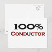 100%コンダクタ ポストカード (正面/裏面)
