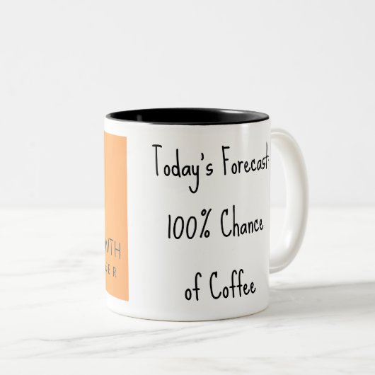 100%コーヒーマグの可能性 ツートーンマグカップ (正面右)