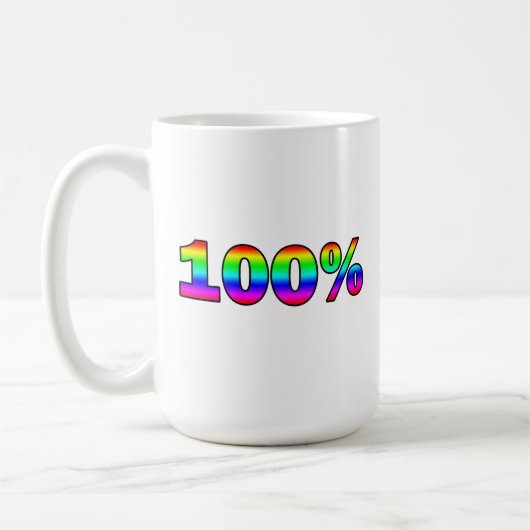 100% コーヒーマグカップ (左)
