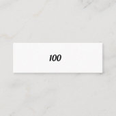 100 スキニー名刺 (正面)