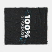 100%スターダスト フリースブランケット (正面(横))