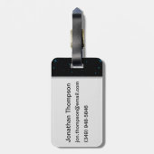 100%スターダスト ラゲッジタグ (裏面縦)