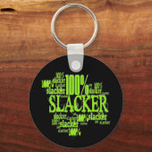 100%スラッカー – キーチェーン (正面)