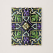 【100】セルト十字[金ゴールドと黒エナメル] ジグソーパズル (縦)