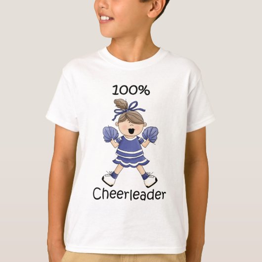100%チアリーダー – Brunet Tシャツ (正面)