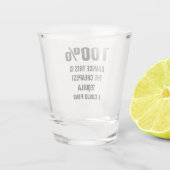 100%チャンス最も安いテキーラを見つけることができた ショットグラス (裏面)