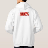 100%デザイン パーカ (裏面)