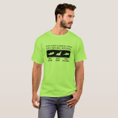 100% ナチュラル 面白いシャツ ユーモア Tシャツ (正面フル)