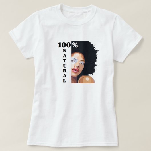 100%ナチュラルTシャツ Tシャツ (デザイン正面)