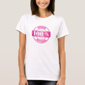 100%ナチュラルTシャツ Tシャツ (正面)