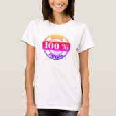 100%ナチュラルTシャツ Tシャツ (正面)