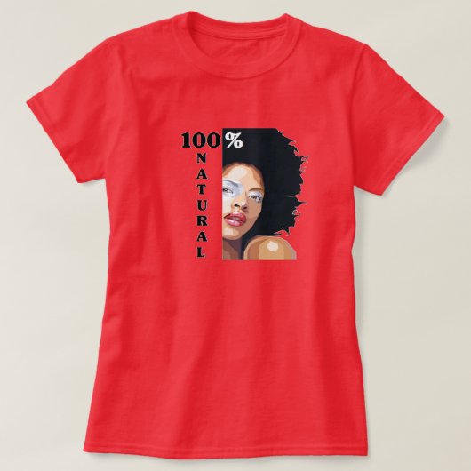 100%ナチュラルTシャツ Tシャツ (デザイン正面)