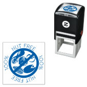 100%ナットなしピーナッツまたは木のナッツ記号 セルフインキングスタンプ (インサイチュ)