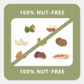 100%ナットフリーシール スクエアシール (正面)