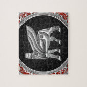 [100]バビロニアの翼ブル[銀] [3D] ジグソーパズル (縦)