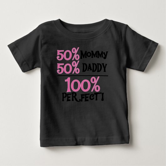 100%パーフェクトピンク ベビーTシャツ (正面)