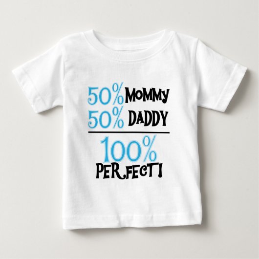 100% パーフェクトブルー ベビーTシャツ (正面)
