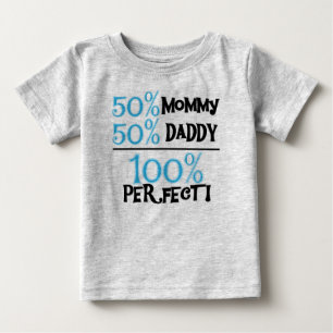 100%パーフェクトブルー ベビーTシャツ