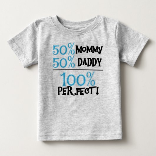 100%パーフェクトブルー ベビーTシャツ (正面)