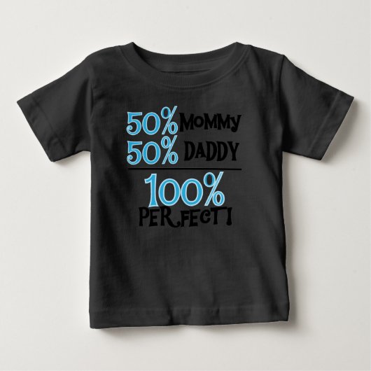 100%パーフェクトブルー ベビーTシャツ (正面)