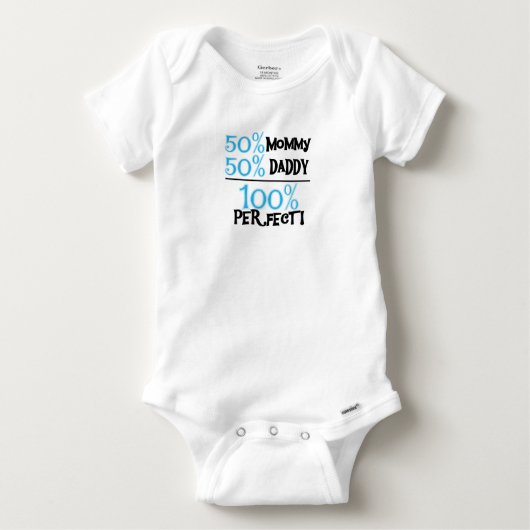 100%パーフェクトブルー ベビーTシャツ (正面)