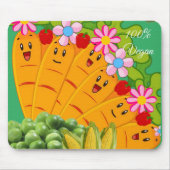 100%ビーガンニンジン豆マウスパッド！マウスパッド マウスパッド (正面)