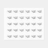 100%ビーガンラベル ラベル (シート)