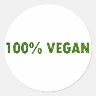 100%ビーガン ラウンドシール