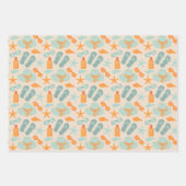 100.ビーチ ラッピングペーパーシート (正面)