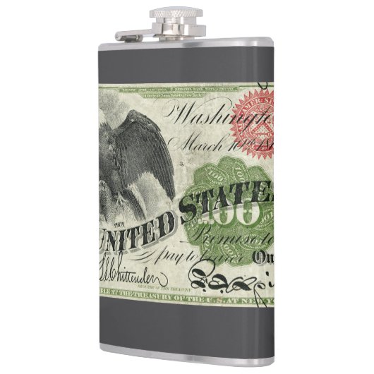 $100 フラスク (左)