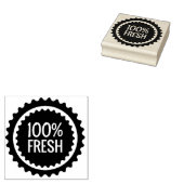 100%フレッシュ ラバースタンプ (押印)