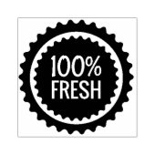 100%フレッシュ ラバースタンプ (インプリント)