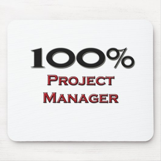 100%プロジェクトマネージャ マウスパッド (正面)