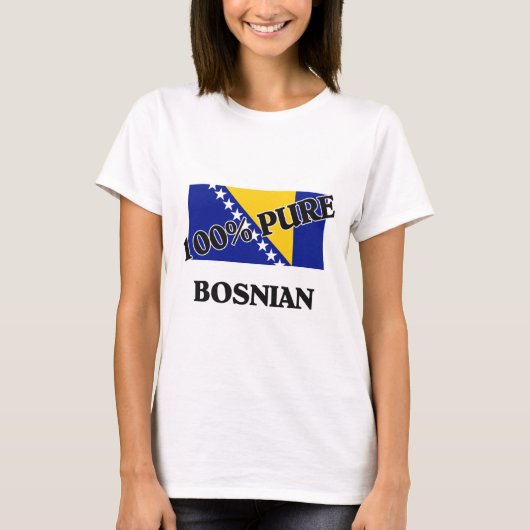 100%ボスニア人 Tシャツ (正面)