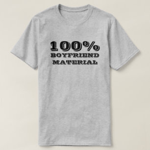 100%ボーイフレンド素材Tシャツ Tシャツ