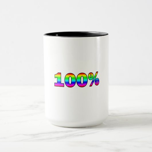 100% マグカップ (中央)