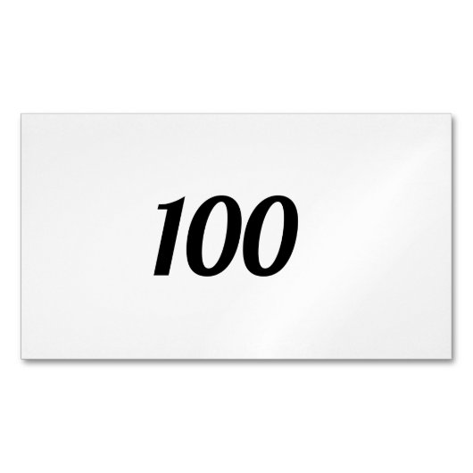 100 マグネット名刺 (正面)