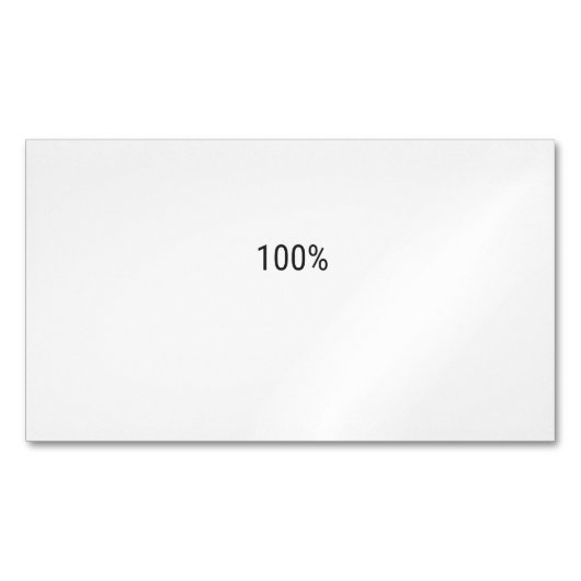 100% マグネット名刺 (正面)