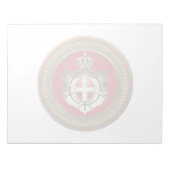 [100]マルタの順序 – SMOM Coat of Arms ノートパッド (正面)