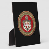 [100]マルタの順序 – SMOM Coat of Arms フォトプラーク (側面)