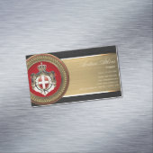 [100]マルタの順序 – SMOM Coat of Arms マグネット名刺 (インサイチュ)