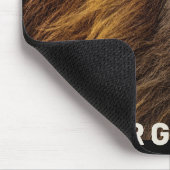 100.ライオン – 決してアップし与えない マウスパッド (コーナー)