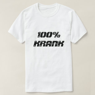 100%ランク 100%病気 Tシャツ