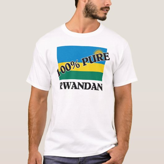 100%ルワンダ Tシャツ (正面)