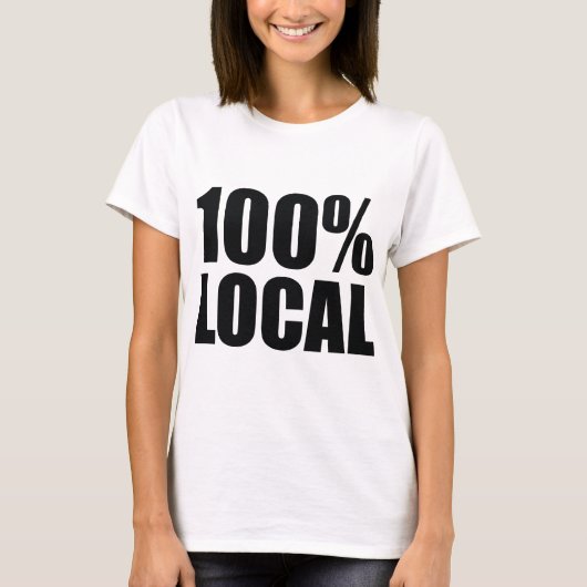 100%ローカル Tシャツ (正面)