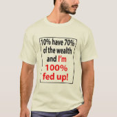 100%上食べ物を与えげ！ Tシャツ (正面)