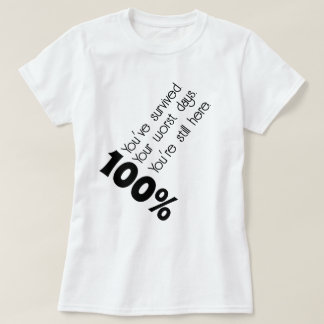 100%与えのTシやる気を起こさせるャツ Tシャツ
