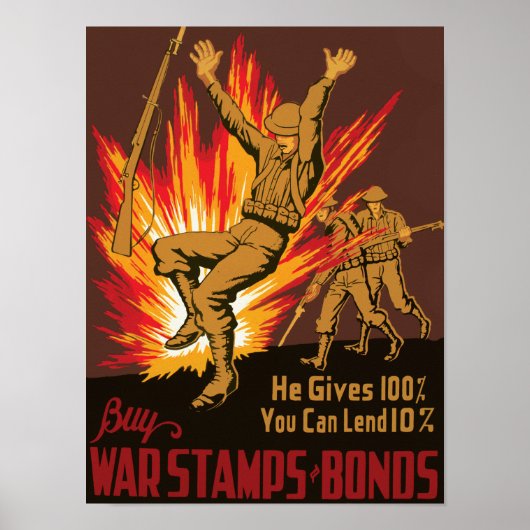 100%与え～10%貸せる ポスター (正面)