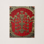 【100】二つの金ゴールド・ニンルタと生命の木 ジグソーパズル (縦)